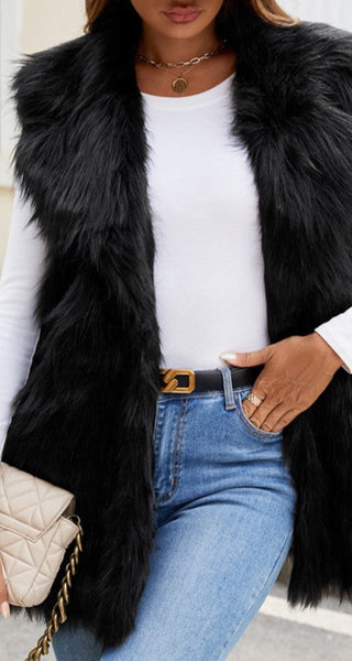 Faux Fur Vest - 2 Colors