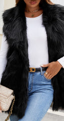 Faux Fur Vest - 2 Colors