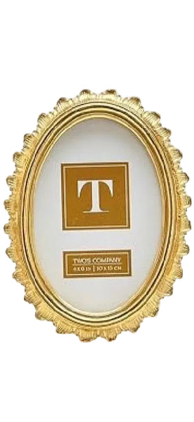 Gold Falcate Photo Frames - 3 Sizes