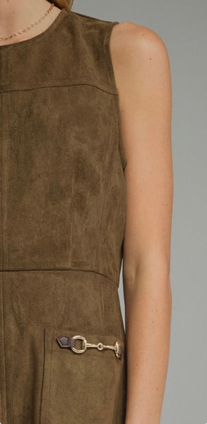 Horse Country Suede Dress
