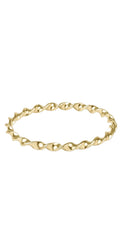 enewton classic gold twisted thin band ring