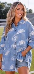 Football Chambray Shirt