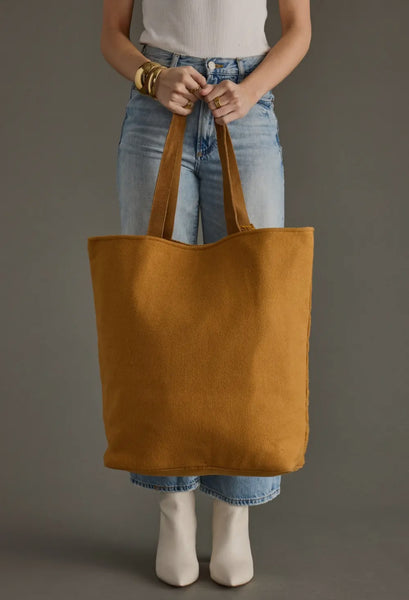 Camel and Cream Aztec Tote