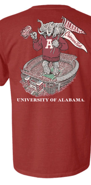 Campus Collection Big AL T-Shirt - Chili