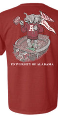 Campus Collection Big AL T-Shirt - Chili