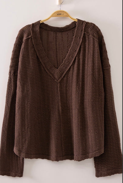 Kepper Waffle Top - 5 Colors