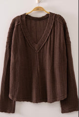 Kepper Waffle Top - 5 Colors