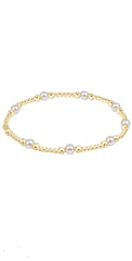 enewton Classic Purpose Pattern 4mm Bead Bracelet- Pearl
