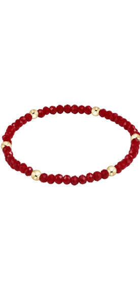 enewton gameday flirty presence bracelet - crimson