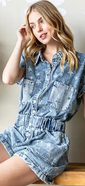 Stars Fell on Alabama Romper
