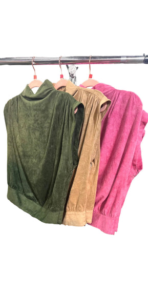 Charlotte Suede Top - 3 Colors