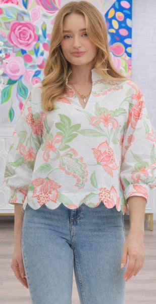 Oma Floral Blouse
