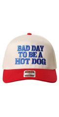 Bad Day To Be A Hot Dog Embroidered Trucker Hat