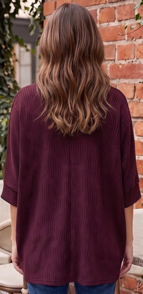 Crimson Crochet Top