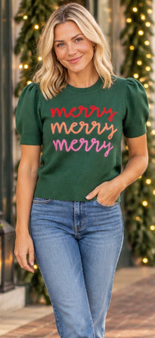 Simply Southern Merry Merry Merry Sweater