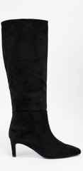 Joanna Faux Suede Pointed Toe Tall Boots