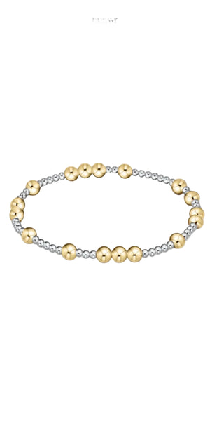 enewton Hope Unwritten 5mm Bead Bracelet - Mixed Metal