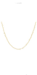 enewton choker love chain - gold