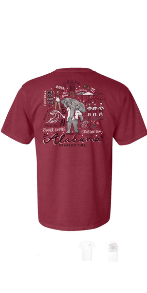 Campus Collection GameDay Collage T-Shirt