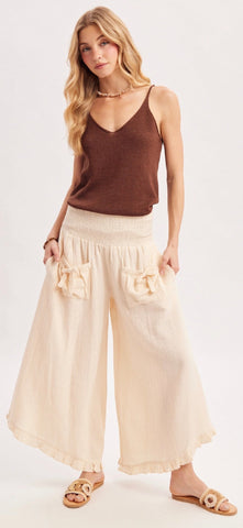 Marissa Wide Leg Jeans-Indigo Wash