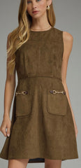 Horse Country Suede Dress