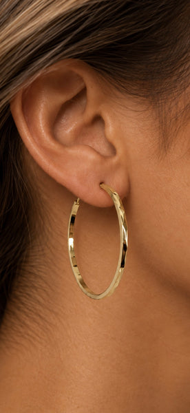 Classic Gold Betty Hoops