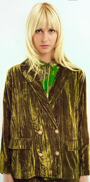 Kim Crushed Velvet Blazer