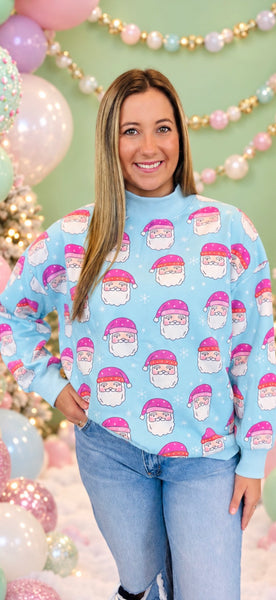 Pastel Santa Sweatshirt