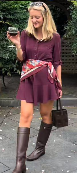 Square Fall Scarves - Many Patterns and Colors