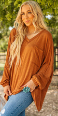 Autumn Bliss Oversized Top - 5 Colors