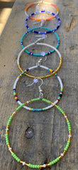 Aza Beaded Hoop Earrings
