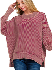 Jackson Ribbed Sweatshirt - 4 Colors