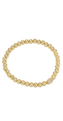 Kendra Scott Mini Elaina Gold Stretch Bracelet - Iridescent Drusy
