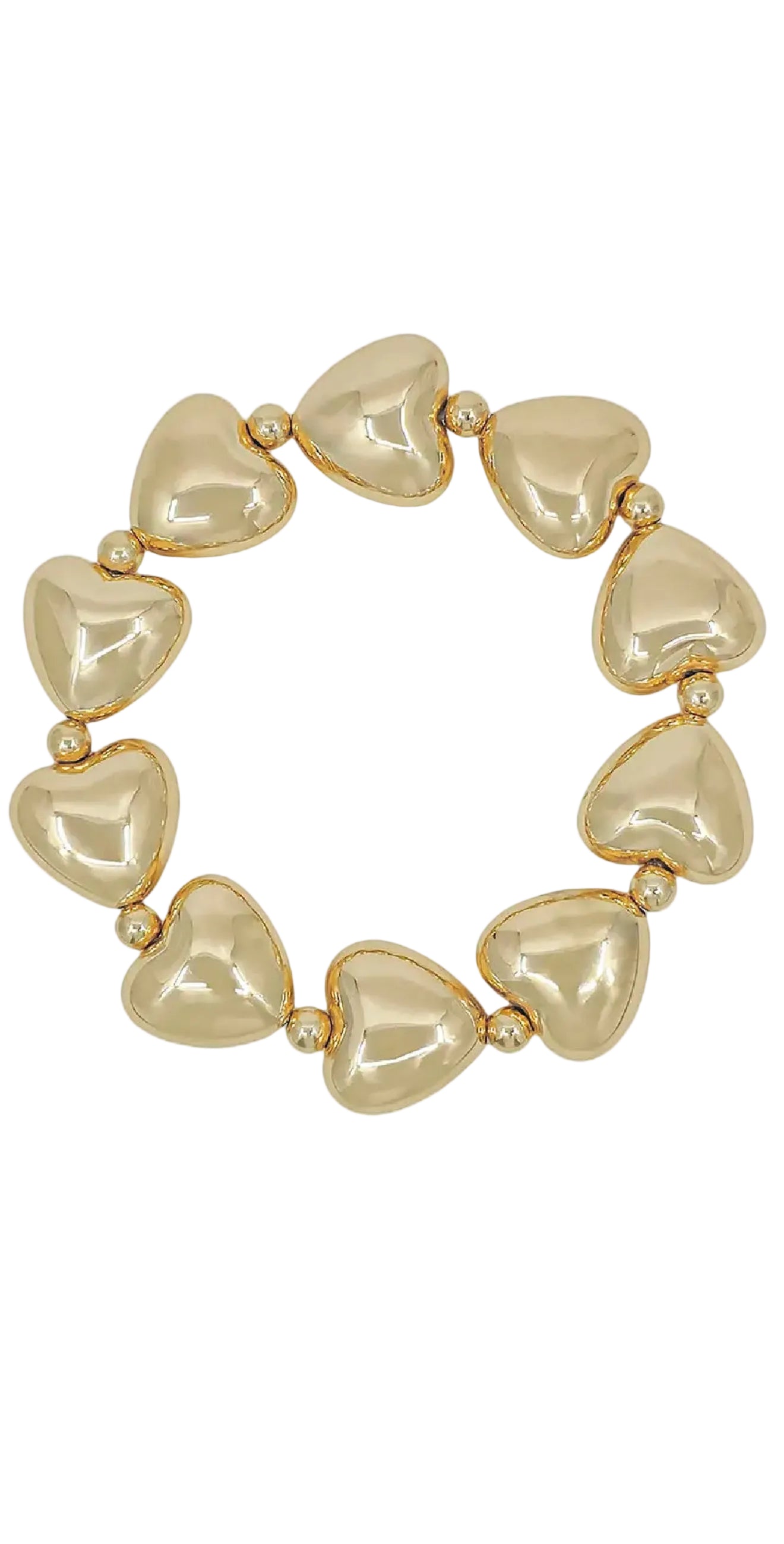 Puffy Heart Bracelet