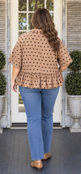 Portofina Polka Dot Top