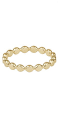 enewton classic gold 2.5mm beaded disc ring