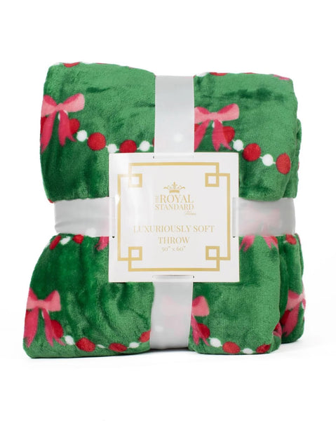 The Royal Standard Bow Gardland Throw
