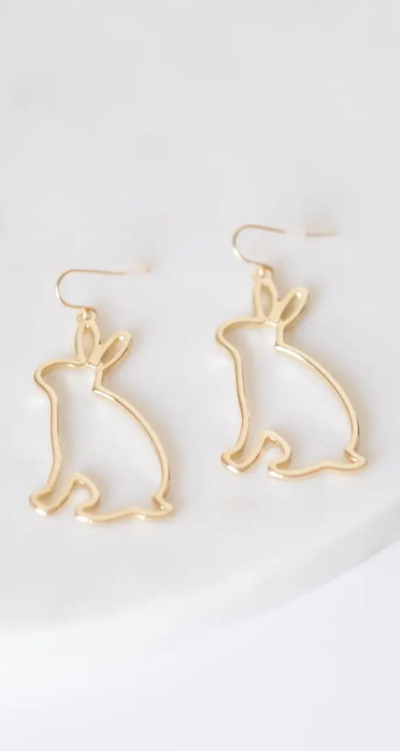 Bunny Silhouette Earrings