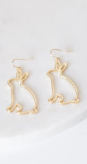 Bunny Silhouette Earrings