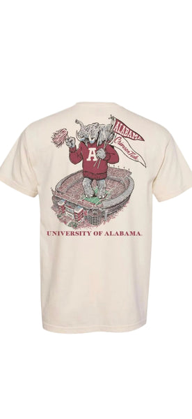 Campus Collection Big AL T-Shirt - Ivory
