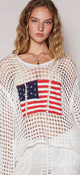 Patriotic Princess Sweater-2 Colors