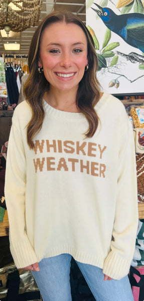 Whiskey Weather Sweater-Ivory