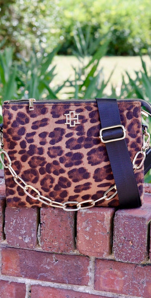 Ariana Crossbody Purse - Spotted Saddle