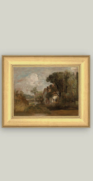 Willy Lott's House Framed Antique Art