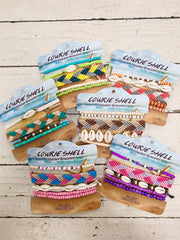 Cowrie Shell Stacker Bracelets-6 Colors