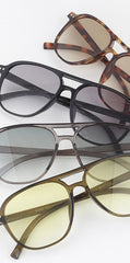 Thin Aviator Sunglasses