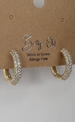Haley Rhinestone Hoops