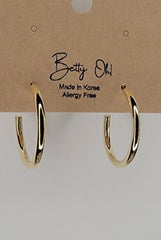 Classic Gold Hoops