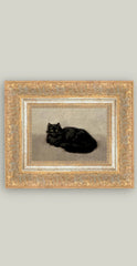 Framed Black Cat