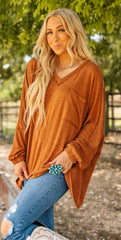Autumn Bliss Oversized Top - 5 Colors